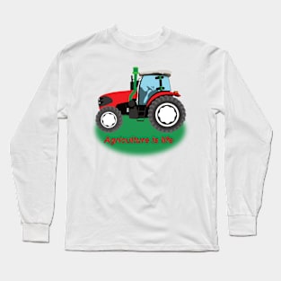 Tractor used in agricultural fields Long Sleeve T-Shirt